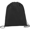 Rainham Drawstring Backpack Bag in black