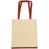 Eastwell 4.5oz Cotton Tote Bag in natural-and-red