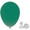 10 Inch Latex Balloons with Helium Valve – HeliValve in dark-green