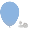 10 Inch Latex Balloons with Helium Valve – HeliValve in light-blue