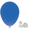 10 Inch Latex Balloons with Helium Valve – HeliValve in mid-blue