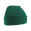 Acrylic Knitted Hat in bottle-green