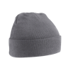 Acrylic Knitted Hat in graphite-grey