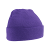 Acrylic Knitted Hat in purple