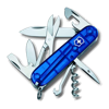 Victorinox Climber Swiss Army Knife in translucent-blue