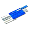 Victorinox Swiss Card Quattro in translucent-blue