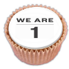 Filled Cupcake - 5cm in ivory