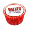 Filled Cupcake - 5cm in red