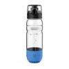 Music Bluetooth Speaker And Drink Bottle in blue