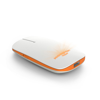 Pokket 2 Wireless Mouse with Led-Logo in orange