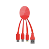 Ilo Cable - Uk Stock - 5 Days Multi-Charging Cable With Led Logo in red