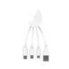 Ilo Cable - Uk Stock - 5 Days Multi-Charging Cable With Led Logo in white