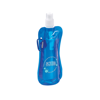 Economy Foldable Sports Bottle in trans-blue