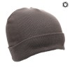 100% Organic Cotton Beanie Hat in Grey