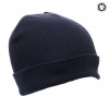 100% Organic Cotton Beanie Hat in Navy