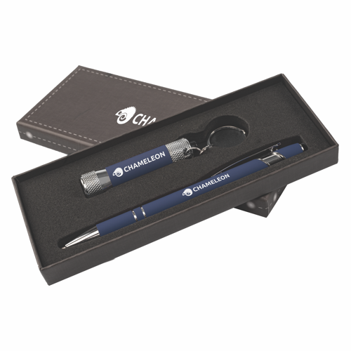Prince and McQueen Dark Gift Set in navy-blue