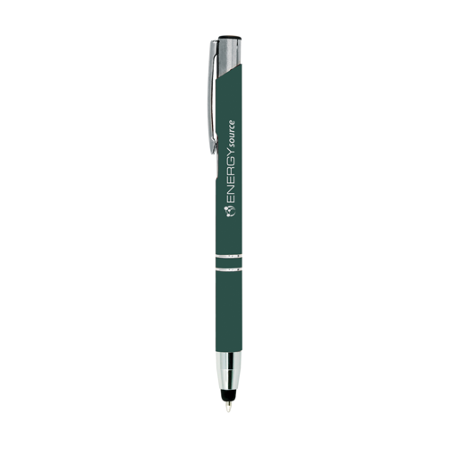 Crosby Softy Pen w/Bottom Stylus in dark-green