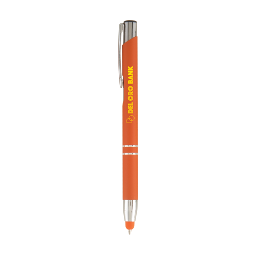 Crosby Softy Pen w/Bottom Stylus in orange