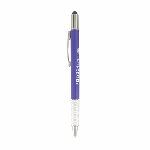 Pro Tool Pen w/ Stylus in purple