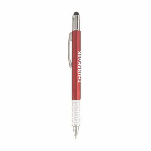 Pro Tool Pen w/ Stylus in red