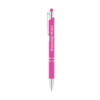 Crosby Softy Pen w/Top Stylus in pink