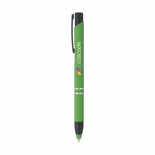 Crosby Black Softy Stylus Pen in green