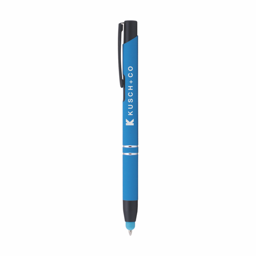 Crosby Black Softy Stylus Pen in light-blue