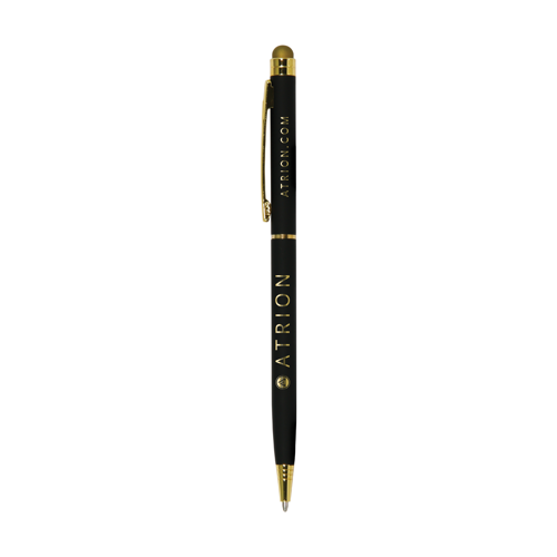 Minnelli Gold Stylus Pen in black