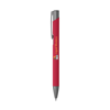 Crosby Gunmetal Softy Pen in red