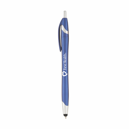 Stratus Metallic Stylus Pen in navy-blue