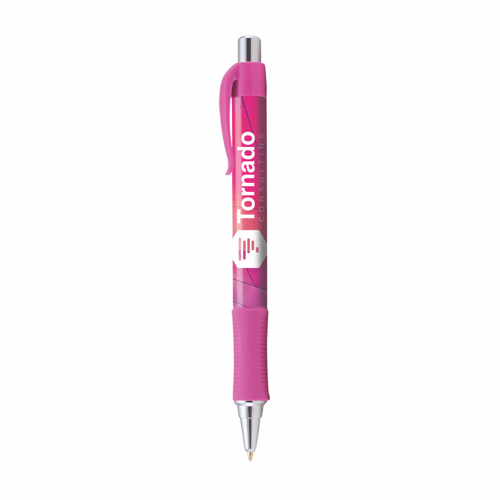 Hepburn Chrome Pen in pink