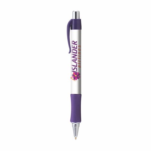 Hepburn Chrome Pen in purple