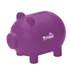 Pig Money Box - Oink in purple