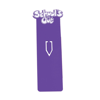 Bookmark Shaped Bookmark in purple