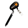 Badge Holder with Stylus in black