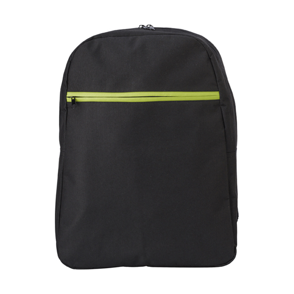 Backpack in a 600D polyester. in lime
