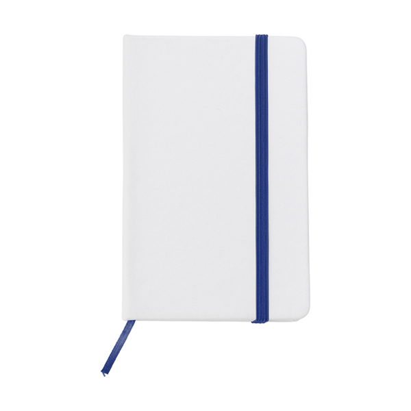 Soft feel notebook. in cobalt-blue