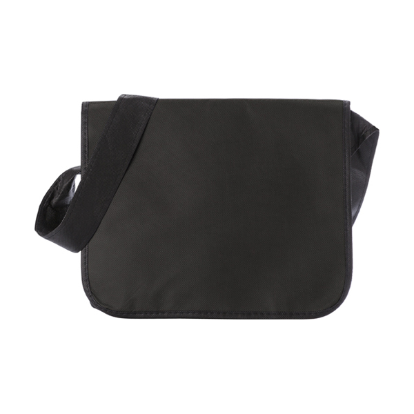 Non-woven college bag. in black