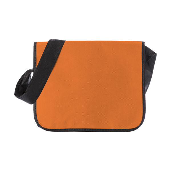 Non-woven college bag. in orange