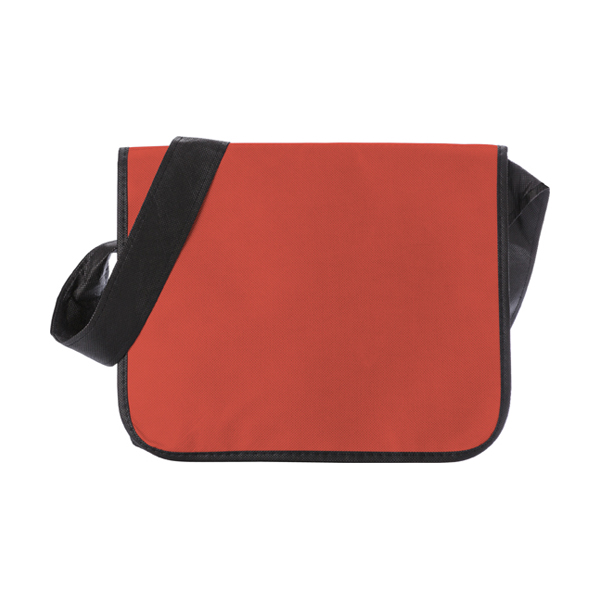 Non-woven college bag. in red