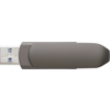 USB stick with metal case in Gunmetal Grey