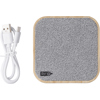 Bamboo & rPET charger in Grey