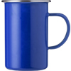 Enamelled steel mug (550ml) in Blue