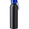Recycled aluminium single walled bottle (650ml) in Light Blue
