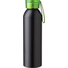 Recycled aluminium single walled bottle (650ml) in Lime