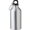 Recycled aluminium single walled bottle (400ml) in Silver