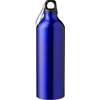 Recycled aluminium single walled bottle (750ml) in Cobalt Blue