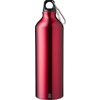 Recycled aluminium single walled bottle (750ml) in Red