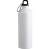 Recycled aluminium single walled bottle (750ml) in White
