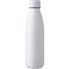 Stainlesss steel single walled bottle (750ml) in White